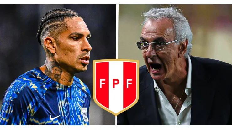 Paolo Guerrero y Jorge Fossati, delantero y técnico de la Selección Peruana.
