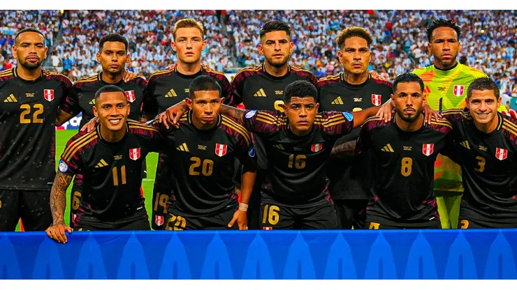 La Selección Peruana jugando en la Copa América 2024.
