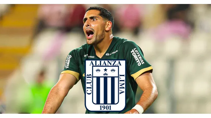 Pablo Sabbag jugando para Alianza Lima.
