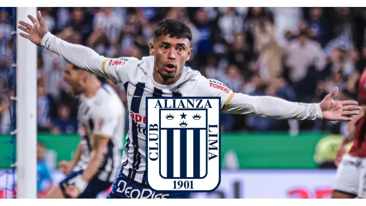 Alianza Lima celebrando un gol en la Liga 1 de Perú.
