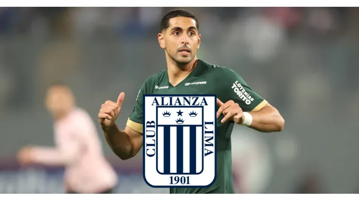 Pablo Sabbag jugando para Alianza Lima.
