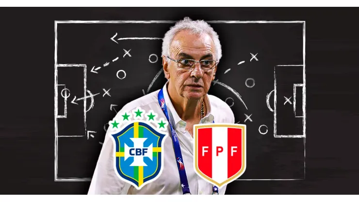 La táctica que usará Jorge Fossati para el Perú vs. Brasil.
