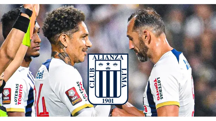 Paolo Guerrero y Hernán Barcos en Alianza Lima.
