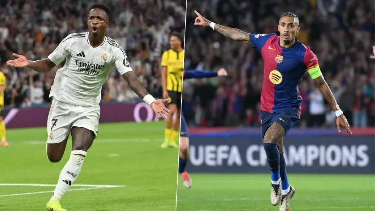 Real Madrid y Barcelona, a pesar de sus abultadas victorias, todavía no se ubican entre los primeros ocho de la tabla de la Champions League.
