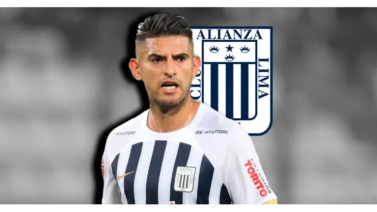 Carlos Zambrano jugando para Alianza Lima.
