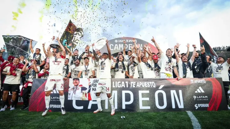 Universitario de Deportes se consagró bicampeón del fútbol peruano. (X @Universitario)
