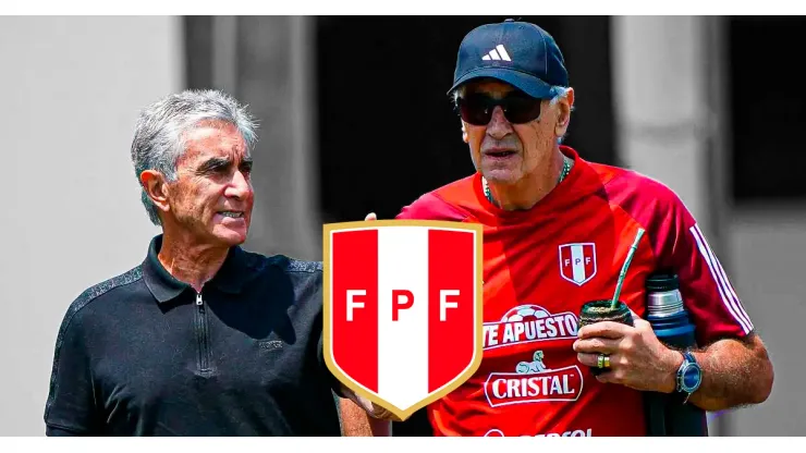 Juan Carlos Oblitas y Jorge Fossati en la Selección Peruana.
