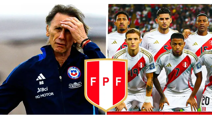 Ricardo Gareca se prepara para el partido entre Perú vs. Chile.
