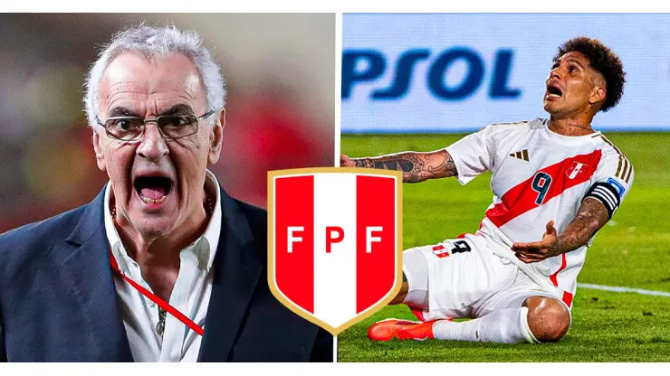 Jorge Fossati y Paolo Guerrero, técnico y delantero de la Selección Peruana.
