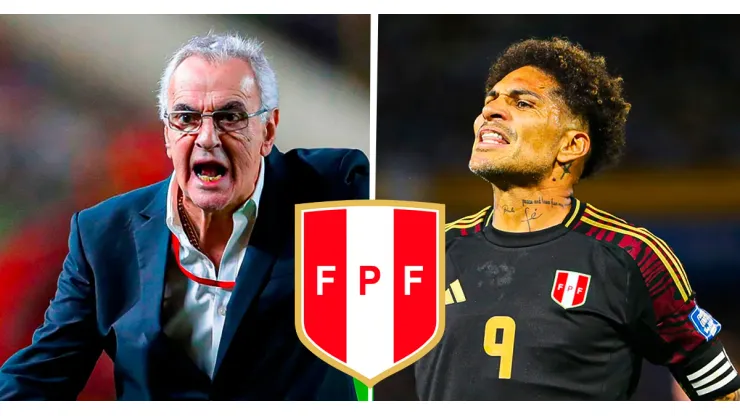 Jorge Fossati y Paolo Guerrero en la Selección Peruana.
