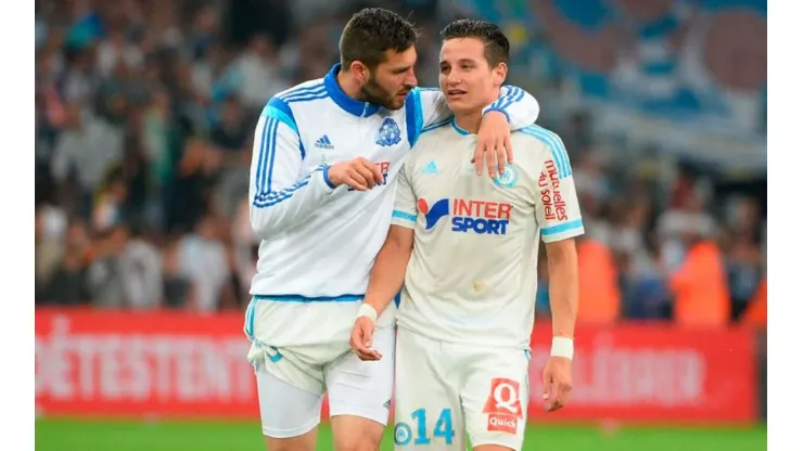 Gignac y Thauvin jugaron juntos en el Olympique de Marsella de 2013 a 2015. (@10apg)
