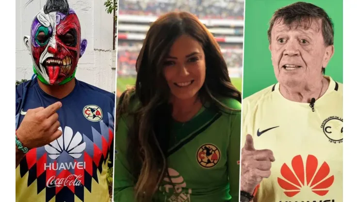 Psycho Clown, Mariana Echeverría y Chabelo son algunas de las personalidades que le van al América.
