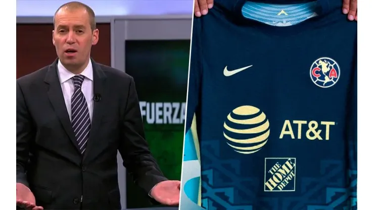 André Marín llamó "espantoso" al nuevo jersey del América.
