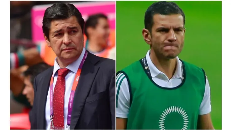 Luis Fernando Tena y Jaime Lozano, los entrenadores olímpicos en cuestión.
