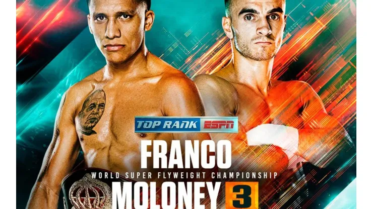 Joshua Franco vs Andrew Moloney III: Fecha, hora y canal para ver la pelea por el título mundial de peso súper mosca de la AMB