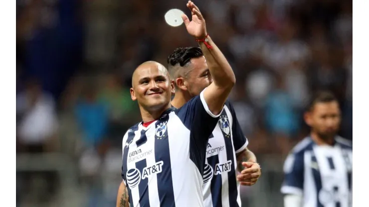 Humberto Suazo en su paso por Rayados de Monterrey
