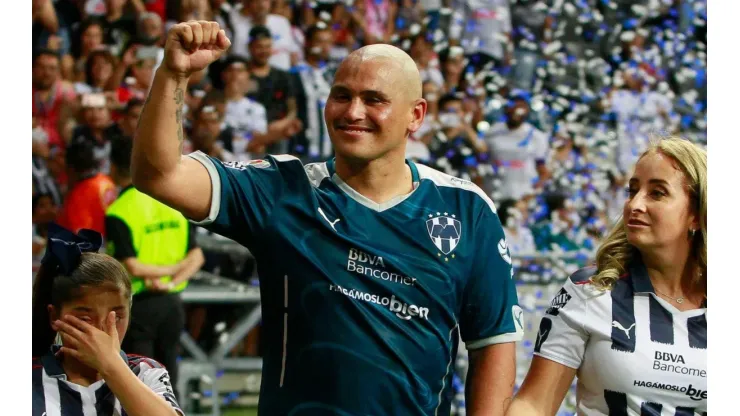 Humberto Suazo, ídolo de Rayados de Monterrey.
