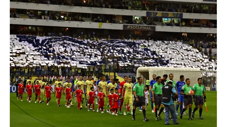 América en su séptima final de Concacf, contra Tigres en 2016.
