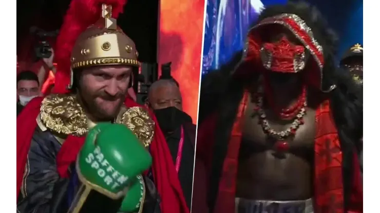 El show de la trilogía: Espectacular ingreso al cuadrilátero de Tyson Fury y Deontay Wilder