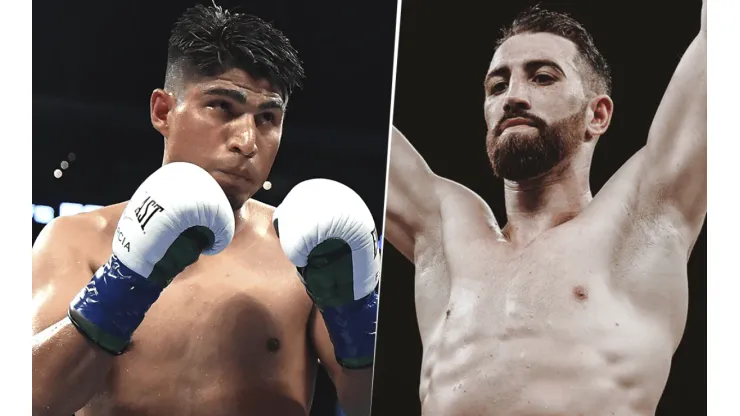 Mikey Garcia vs. Sandor Martin en un combate de exhibición (Foto: Getty Images).
