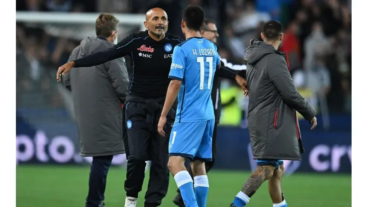 Chucky hizo las paces con el DT del Napoli tras el polémico altercado