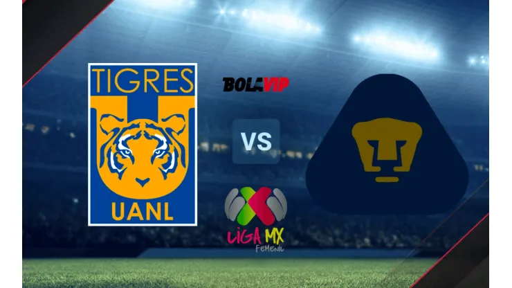 Tigres vs. Pumas UNAM por la Liga MX Femenil.
