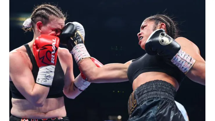 A Jessica McCaskill le pidieron el gancho de Canelo Álvarez para ganar y cumplió al pie de la letra