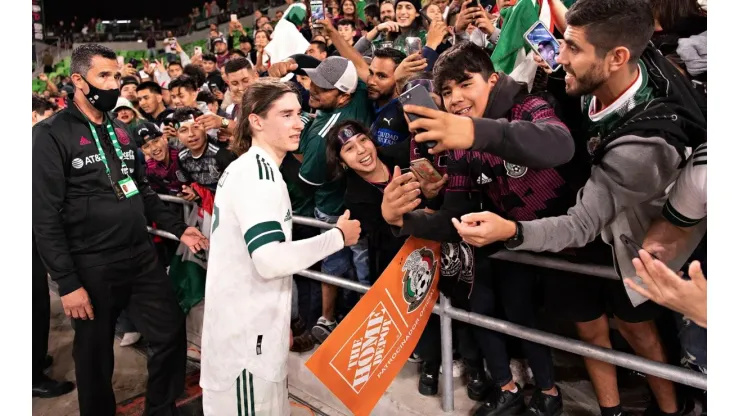 Marcelo Flores fue aclamado por la afición mexicana en el estadio Q2.
