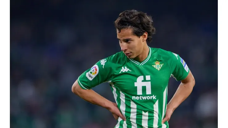 Diego Lainez en la derrota ante Celta de Vigo
