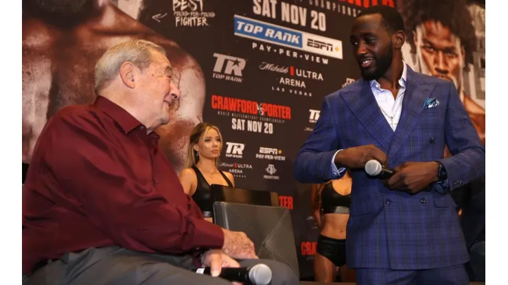 Llegó la respuesta de Bob Arum a la denuncia por racismo de Terence Crawford