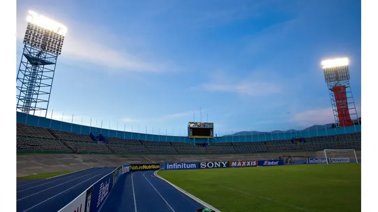 Aspecto del estadio Nacional de Kingston.
