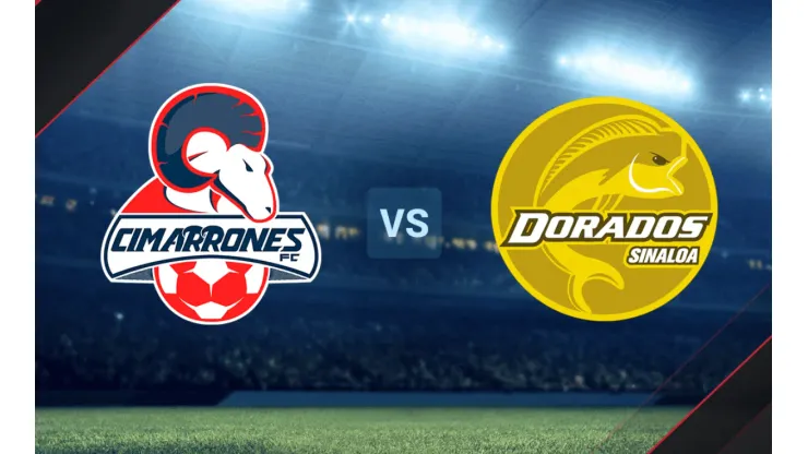 Cimarrones vs. Dorados por la Liga de Expansión.
