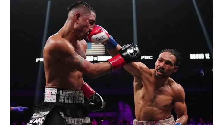 Herida abierta: Así quedó el rostro de Mario Barrios tras su derrota ante Keith Thurman