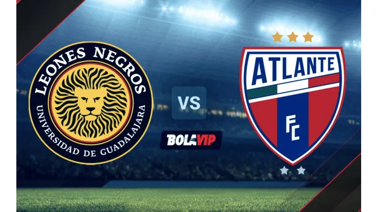 Leones Negros vs. Atlante por la Liga de Expansión MX.
