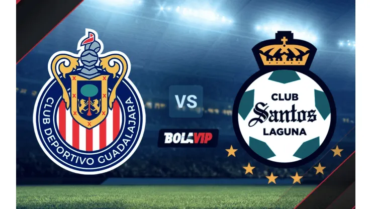 Chivas de Guadalajara vs. Santos Laguna por la Liga MX.
