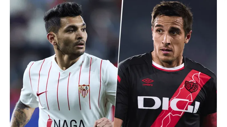 Rayo Vallecano vs. Sevilla por La Liga de España (Foto: Getty Images).
