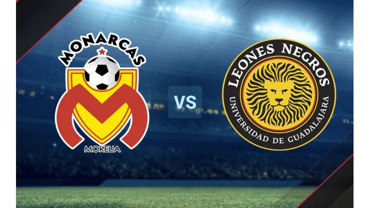 Morelia vs. Leones Negros por la Liga de Expansión.
