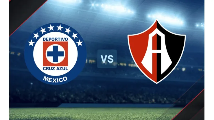 Cruz Azul vs. Atlas por la Liga MX.
