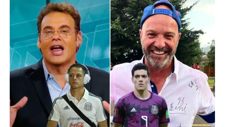 David Faitelson y Luis García se cruzaron en redes.
