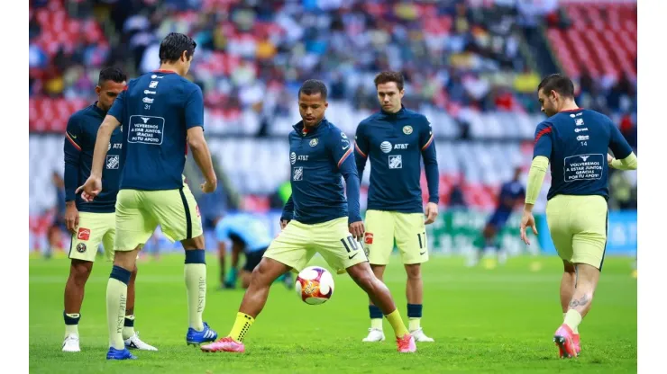 Gio Dos Santos durante su etapa en el América.
