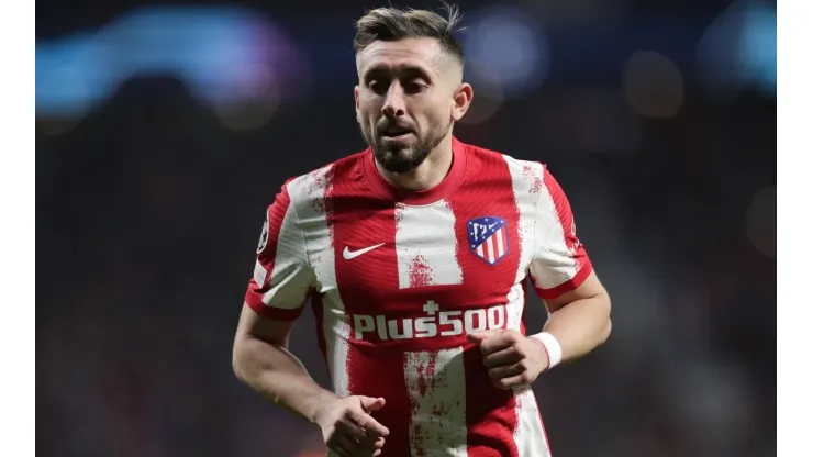 Héctor Herrera no jugó en el último partido de la temporada del Atleti.
