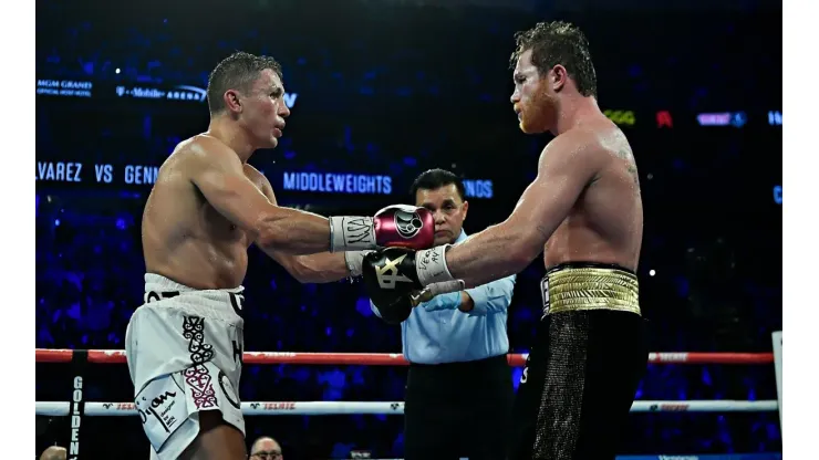 Canelo empató y ganó en sus dos duelos ante Golovkin.
