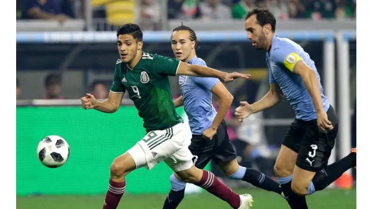 México Uruguay Raúl Jiménez Diego Godín 2018
