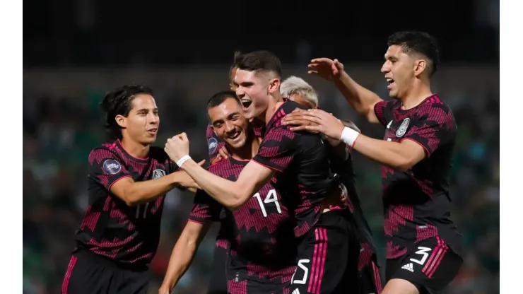 Selección mexicana después del gol de Israel Reyes 2022
