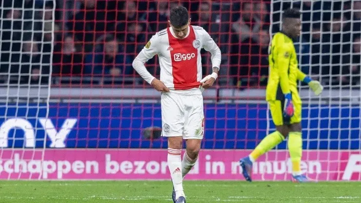 Edson Álvarez con el Ajax