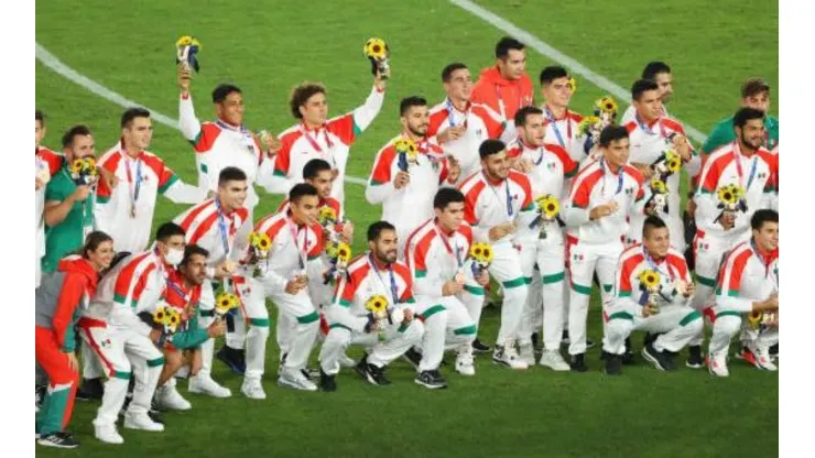 La selección mexicana del bronce olímpico en Tokio 2020.
