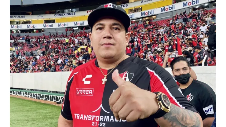 Eddy Reynoso es un reconocido simpatizante de Atlas.
