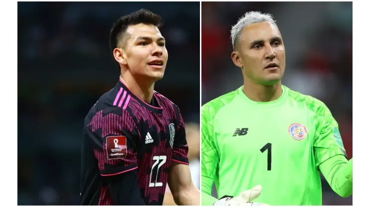 Chucky Lozano y Keylor Navas 2022
