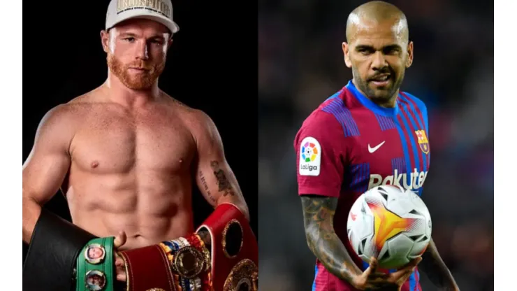 Dani Alves es un gran admirador de Canelo.
