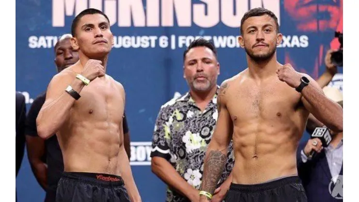 Vergil Ortiz Jr. y Michael McKinson se enfrentan en Texas.
